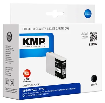 Zdjęcie produktu dla KMP E220BX, Czarny, Tusz na bazie pigmentu, 45 ml, 3000 stron(y)