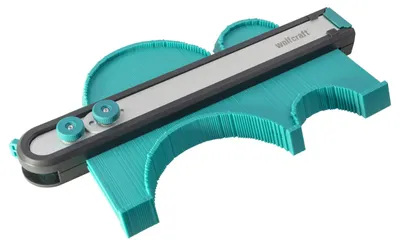Productafbeelding van Wolfcraft Contourvolger PRO - Naaldsjabloon met telescoopgeleider voor het aftekenen