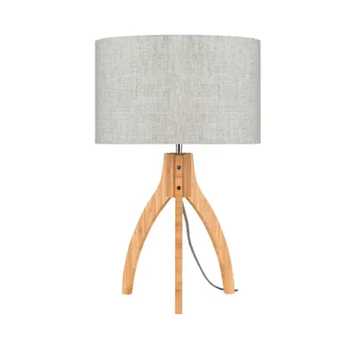 Obrázek produktu pro GOOD&MOJO - Stolní lampa Annapurna - přírodní/bambus - Ø36cm Stolní lampa - noční lampička, obývací pokoj, ložnice