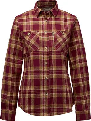 Productafbeelding van Pinewood Felicia blouse voor dames (bordeauxrood/olijfgroen), maat L