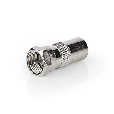 Produktbild von Nedis Antenna Adapter, F/IEC, F-Typ, IEC, Männlich, Männlich, Nickel