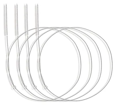 Produktbild von 4 Stück Schlauchbürste, Extra Lange Bürste 1/6inch Bürste Rohrbürste Edelstahl Reinigungsbürste Schlauchbürste Rohrbürste für Strohhalmrohr, Schlauch, Multifunktionale Bürste zum Reinigen,1 m