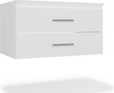 Image de Meuble sous vasque, meuble de salle de bain bas, meuble de salle de bain suspendu