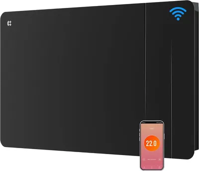 Obrázok produktu pre Elektrický radiátor, 1500 W, keramický, s Wi-Fi, čierny