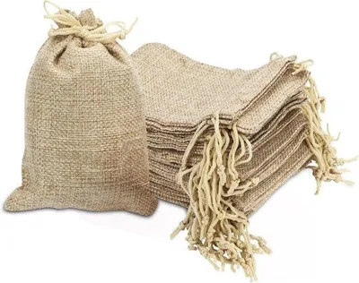 Produktbild von Jutebeutel 30 Stück 7x9cm wiederverwendbar