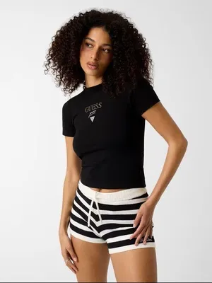 Immagine prodotto di guess jeans t-shirt donna guess jeans w6ri15 j1314 jblk