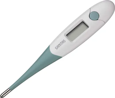 Produktbild von Sanitas SFT 08, Kontakt, 0,1 °C, 32 - 42,9 °C, 30 s, AG3/LR41/SR41, 23 mm