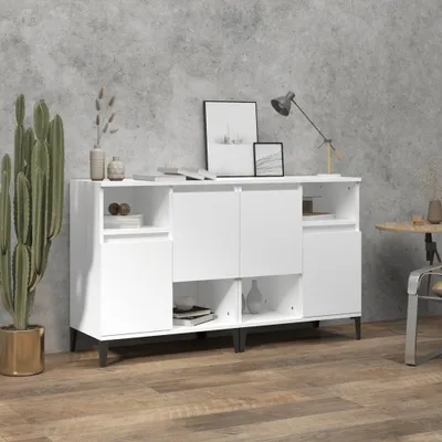 Immagine prodotto di vidaXL Credenze 2 pz. Bianco 60x35x70 cm Materiale a base di legno