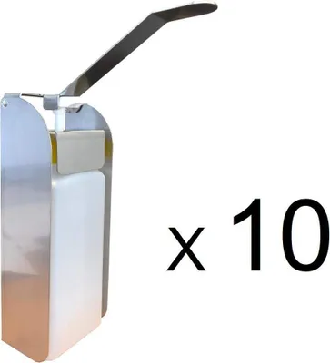 Produktbild von 10x Desinfektionsspender 1 L aus Edelstahl Nachfüllbar Handdesinfektionsspender