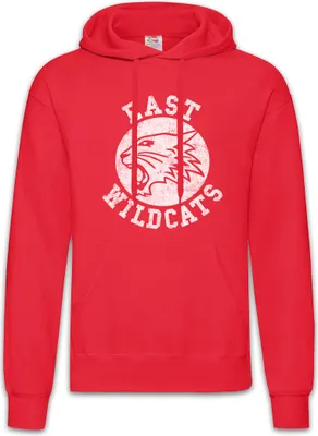 Produktbild von Urban Backwoods East Wildcats, Herren Hoodie, Farbe: Rot, Größe: L