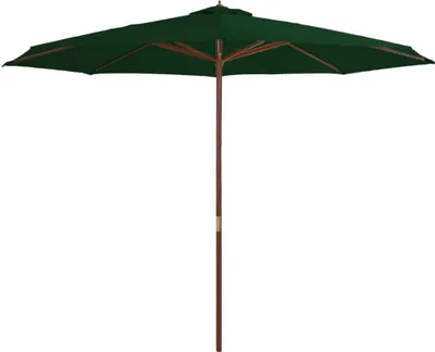 Produktbild von Sonnenschirm mit Holzmast 350 cm Grün