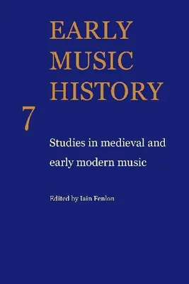 Produktbild von Early Music History