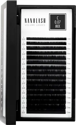 Produktbild von VOLUME LASHES falsche Wimpern 0,07 C #6-13 mm 1 Stk