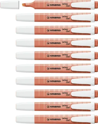 Produktbild von STABILO Textmarker -  swing cool Pastel - 10er Pack - Korallrot