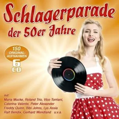 Produktbild von Schlagerparade der 50er Jahre - 150 Originalaufnah