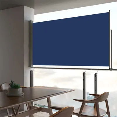 Obrázok produktu pre Maison Exclusive – Výsuvná bočná markíza, 160 x 300 cm, modrá