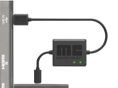 Produktbild von Mission Cables USB Stromkabel (für Fire TV Stick) schwarz