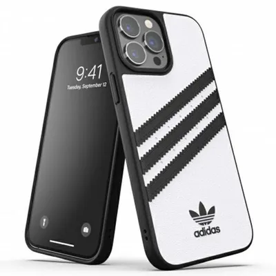 Obrázek produktu pro Adidas OR TvarovanéPolyuretanpouzdro pro iPhone 13 Pro Max 6,7", bílé, bílá, 47143
