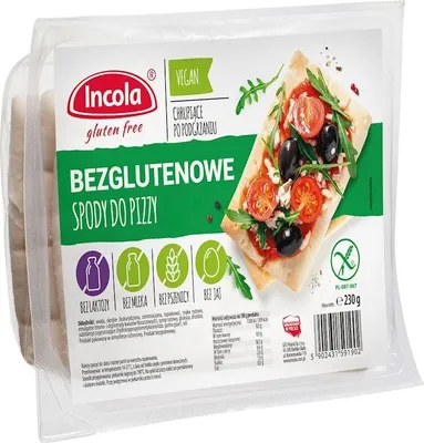 Obrázok produktu pre BEZLEPKOVÉ PIZZOVÉ TYČKY (3 ks) 230 g - INCOLA