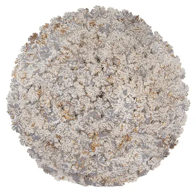 Image de Clayre & Eef Applique murale Ø 62x12 cm Gris Métal