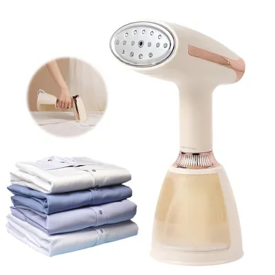 Productafbeelding van Stoomstrijkijzer, handzaam, reismodel, 25 g/min stoomoutput, 320 ml afneembare waterreservoir, verticaal en horizontaal strijken, 1500W