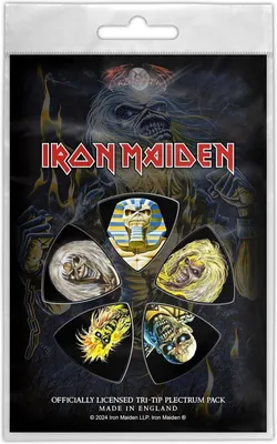Produktbild von Iron Maiden Plektren-Set  Classic Albums multicolor Bands Nylon Standard