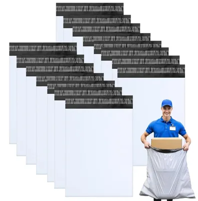 Imagen del producto de Bolsas de envío opacas, de 60 x 80 cm, autoadhesivas, para ropa