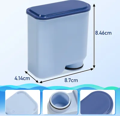 Image de Jayseuw 2x Waterdrop filtre à eau de rechange pour Philips AquaClean CA6903/10 SÜD, Compatible avec les machines à café automatiques Saeco Philips