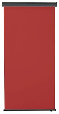 Image de vidaXL Marquise latérale de balcon 125x250 cm rouge