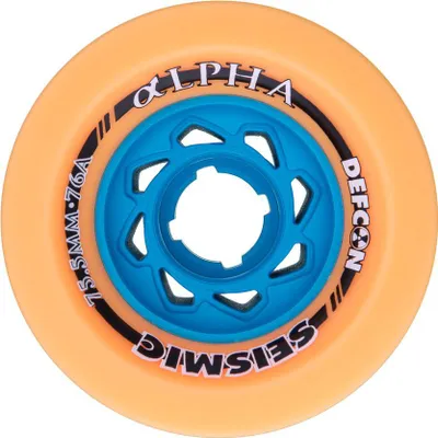 Zdjęcie produktu dla Kółka do deskorolki – Alpha – 75,5 x 62,5 mm 76a – Mango Defcon – Whalph76Adef – Seismic