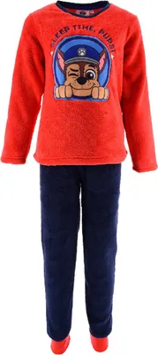 Produktbild von Paw Patrol Schlafanzug Pyjama Jungen Kinder Chase, Farbe:Rot, Größe:98