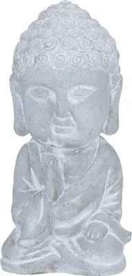 Produktbild von Arti Casa Buddha Figur - Buddha-Figur für Drinnen oder Draußen - 30 cm Hoch - Tischdekoration - Beton