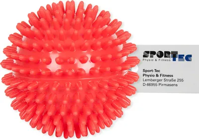 Produktbild von Igelball Massageball Reflexzonen Massage Selbstmassage mittel 9 cm rot