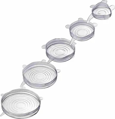 Produktbild von Westmark 23262260, Lebensmitteldeckel, Transparent, Silikon, Einfarbig, -20 °C, 220 °C