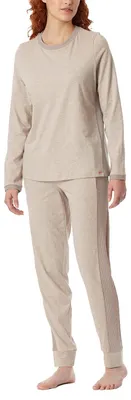 Productafbeelding van Schiesser dames pyjama set, lange mouwen, zachte katoen - Nachtkleding