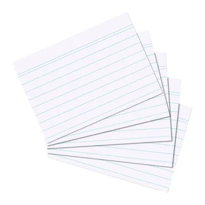 Zdjęcie produktu dla Herlitz Karteikarte A6 liniert weiß 100er Packung