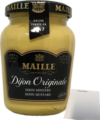 Produktbild von Maille Dijon Originale Mostarda Dijon Senf (215g Glas) + usy Block