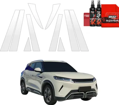 Zdjęcie produktu dla Folia ochronna 10w1 do słupków B, C - BYD ATTO 2 (2025-2026) - Grizz Protector