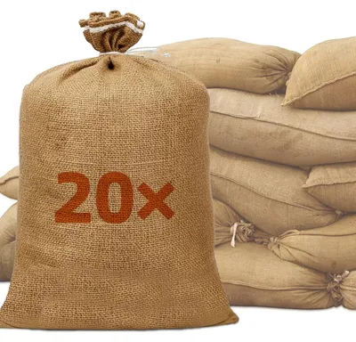 Obrázok produktu pre Solidchoice – Súprava 20 jutových vriec na ochranu pred povodňami