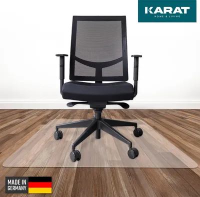 Produktbild von Bodenschutzmatten Für Hartböden Polycarbonat 75 x 120 cm transparent rechteckig