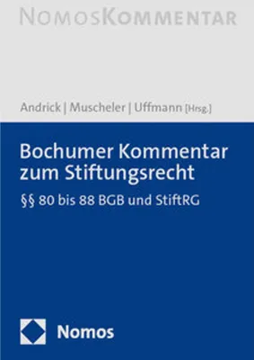 Immagine prodotto di Bochumer Kommentar zum Stiftungsrecht