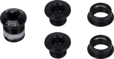 Image de Jeu de vis de plateau FSA VTT 386 à 3 branches, 5 pièces, noir - fixation sûre pour...