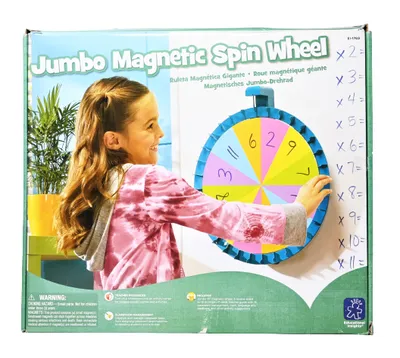 Produktbild von Learning Resources 1769 SpinZone Magnetisches Jumbo-Glücksrad