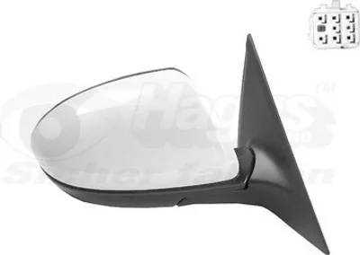 Produktbild von VAN WEZEL 2756828 Außenspiegel Seitenspiegel Rechts für MAZDA 6 Kombi (GH) Konvex Beheizt Grundiert