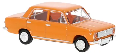 Produktbild von Modellfahrzeug Fiat 124, orange, 1966