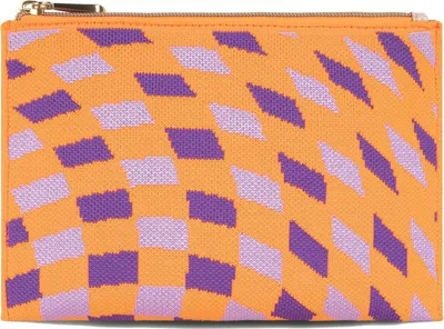 Image de Oilily sac d’accessoires Phoebe Pouch Knitwear Orange Crush multicolore