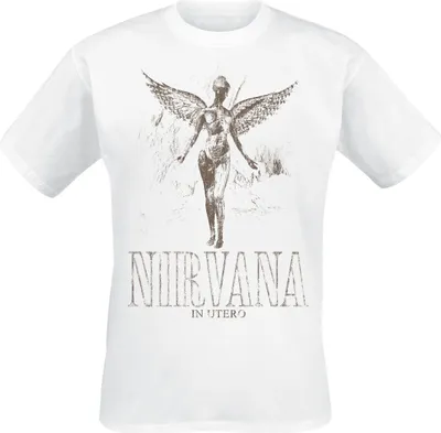 Produktbild von Nirvana T-Shirt Herren In Utero weiß XL