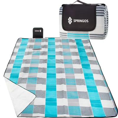 Produktbild von Picknickdecke 200 x 200 cm Campingdecke Reisedecke Stranddecke Picknick Matte - Bunt