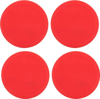 Image de 4 palets de hockey sur glace en plastique, interchangeables, pour jeux de table (L)
