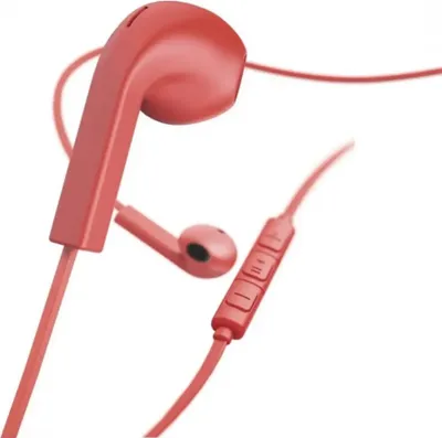 Obrázek produktu pro Hama Advance, Kabel, 20 - 20000 Hz, Hovory/hudba, Sluchátka s mikrofonem, Červená